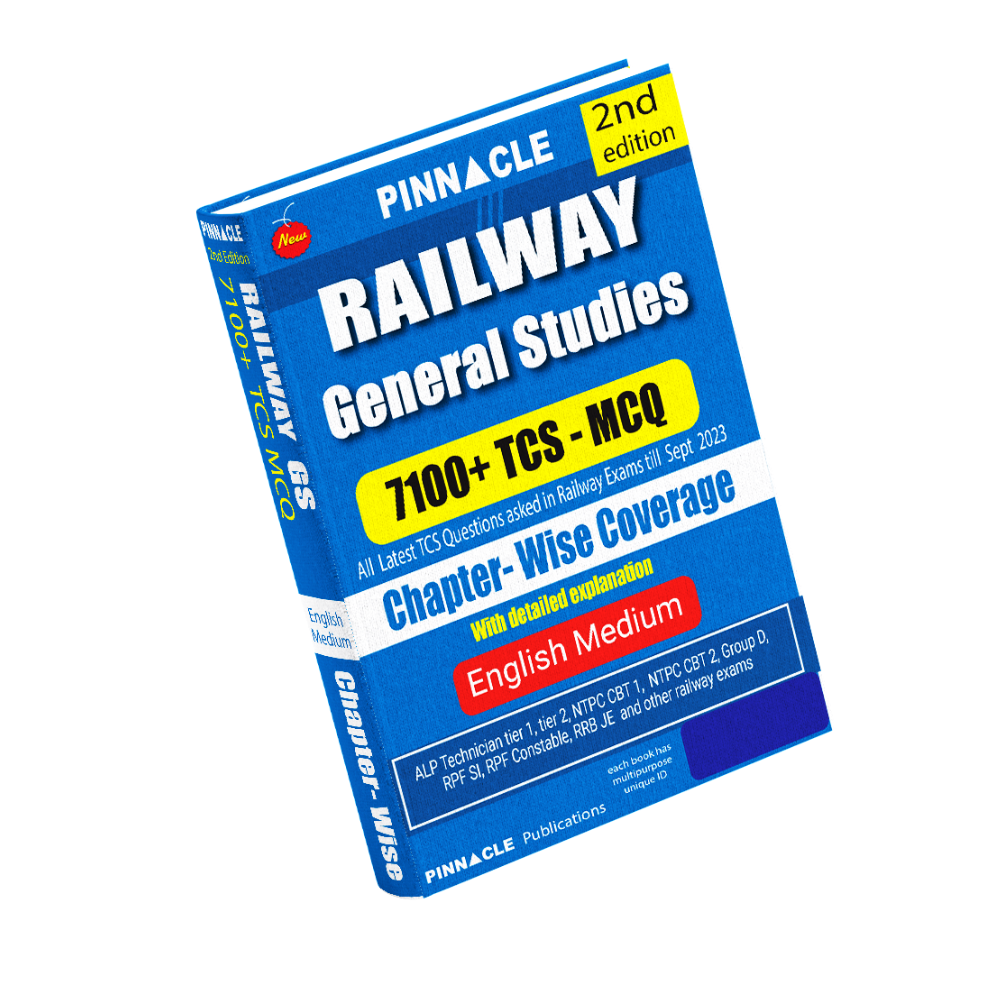 Railway General Studies 7100 TCS MCQ chapter-wise coverage 2nd Edition english medium